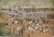 Maurice Prendergast The East River painting